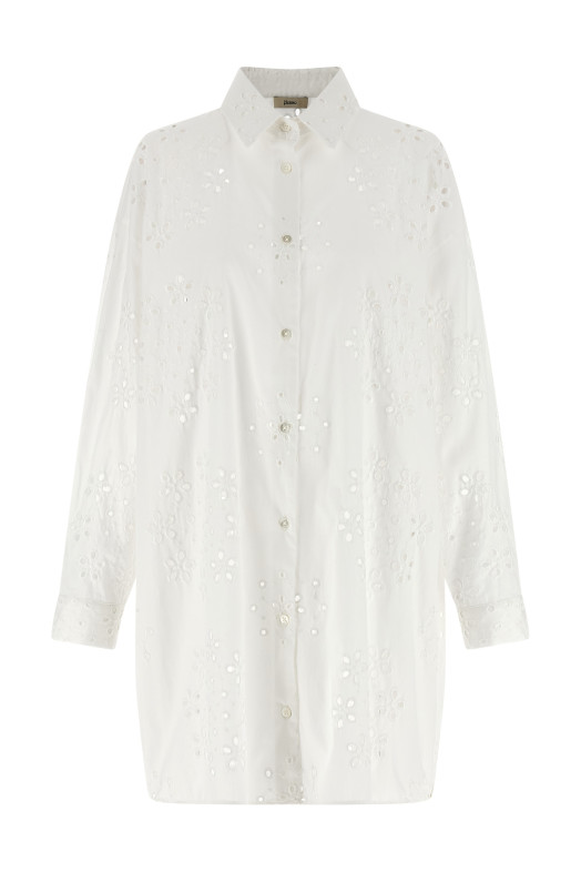 'Broderie Anglaise' shirt White