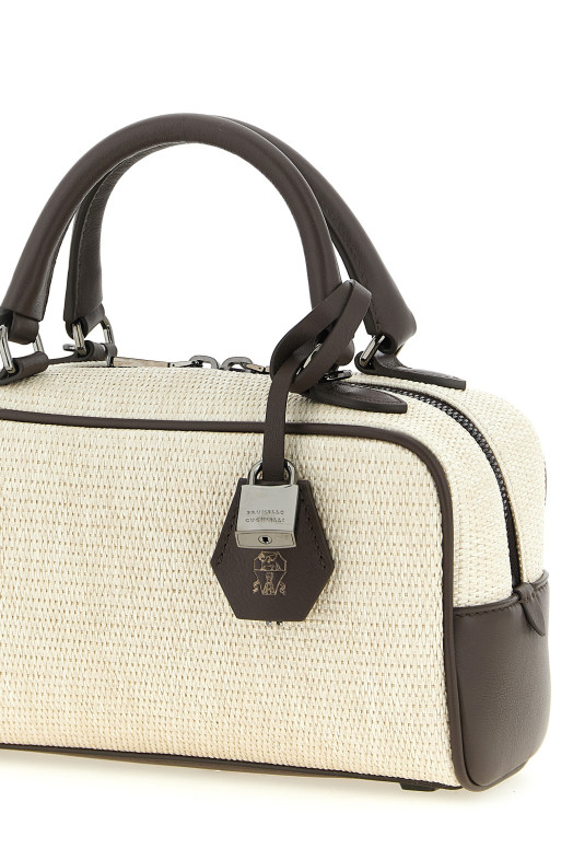 'bauletto' handbag Beige
