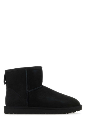 Black suede Classic Mini II ankle boots Black UGG (1016222)