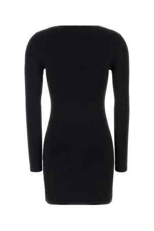 Black stretch viscose blend mini dress ALEXANDER WANG (1KC1266096)