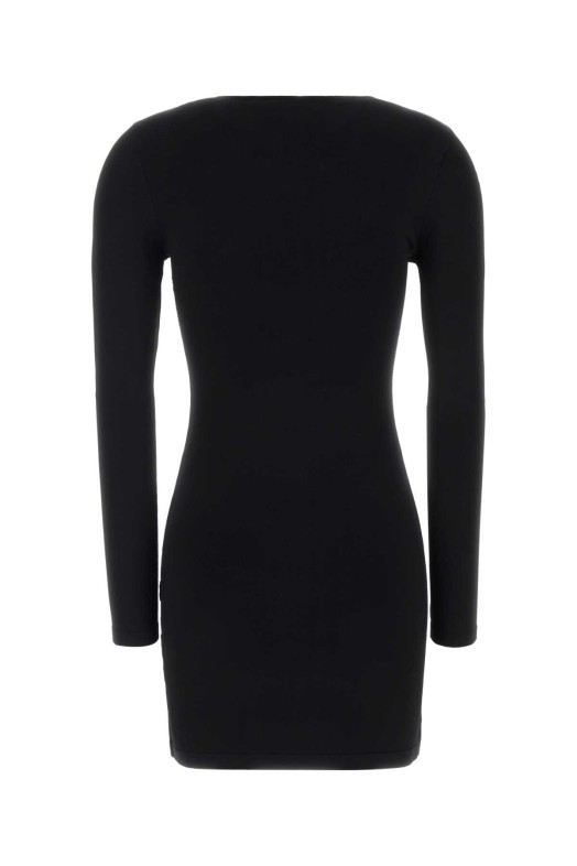 Black stretch viscose blend mini dress ALEXANDER WANG (1KC1266096)