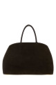 Dark brown suede medium Hug handbag Brown SALVATORE FERRAGAMO (215921785776)