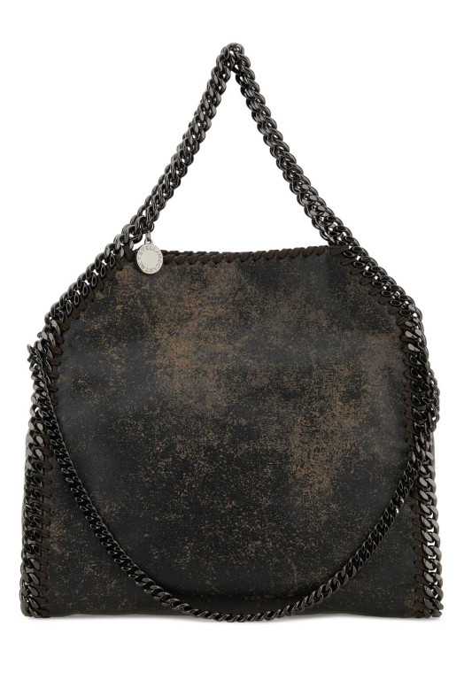 Dark brown alter suede mini Falabella handbag STELLA McCARTNEY (371223WP0608)