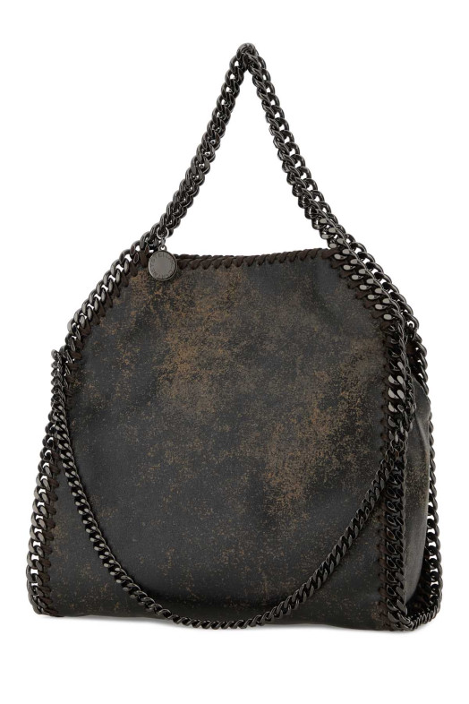 Dark brown alter suede mini Falabella handbag STELLA McCARTNEY (371223WP0608)