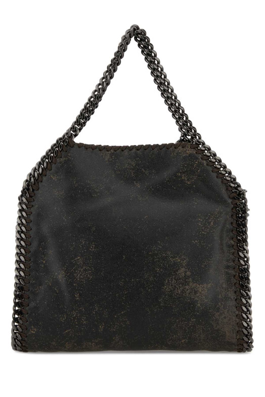 Dark brown alter suede mini Falabella handbag STELLA McCARTNEY (371223WP0608)