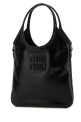 Black leather IVY handbag Black MIU MIU (5BA281VOLI2IEO)