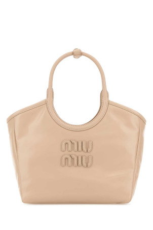 Pastel pink leather IVY handbag MIU MIU (5BA284VOOI2IEO)