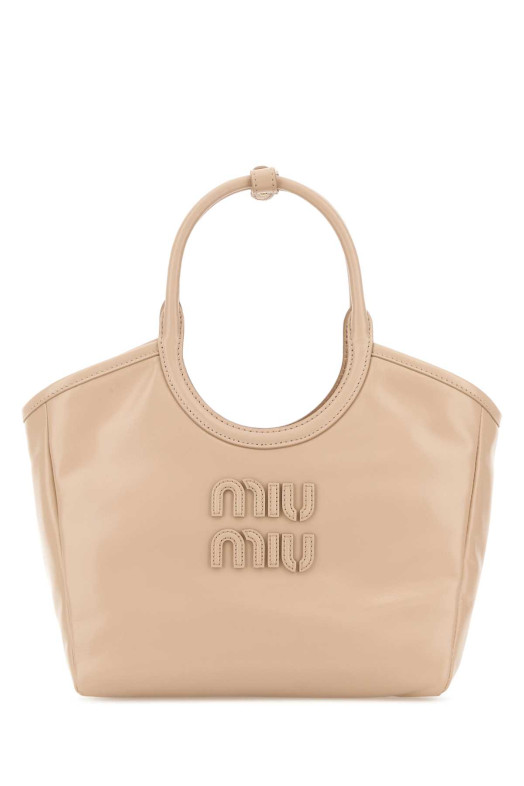 Pastel pink leather IVY handbag MIU MIU (5BA284VOOI2IEO)