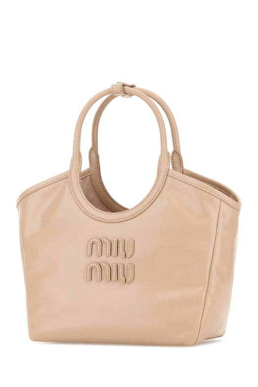 Pastel pink leather IVY handbag MIU MIU (5BA284VOOI2IEO)