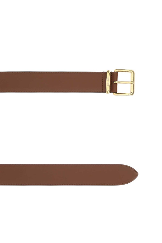 Brown leather belt MIU MIU (5CC5362AIX)