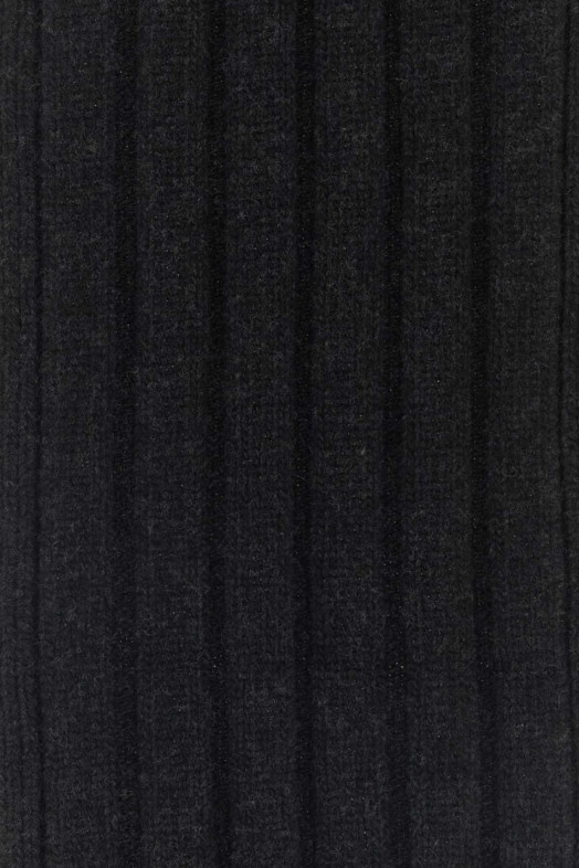 Charcoal wool blend scarf MIU MIU (5FS139180W)