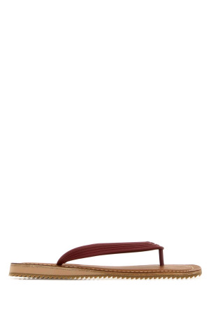 Red rubber thong slippers MIU MIU (5Y638EF0053ZMW)