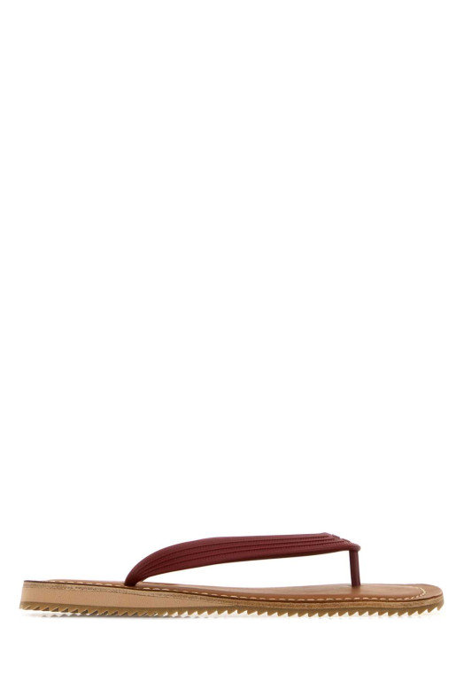 Red rubber thong slippers MIU MIU (5Y638EF0053ZMW)