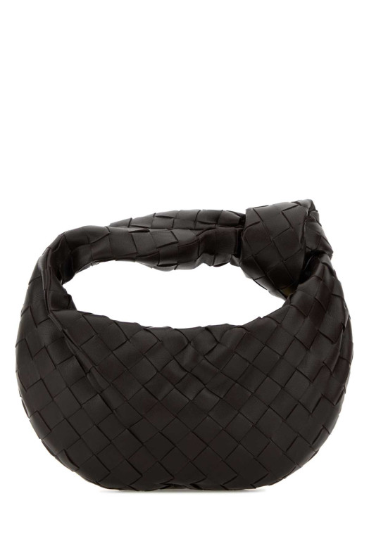 Dark brown nappa leather mini Jodie handbag BOTTEGA VENETA (651876VCPP5)