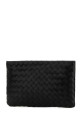 Black leather medium clutch Black BOTTEGA VENETA (742972VCPP9)