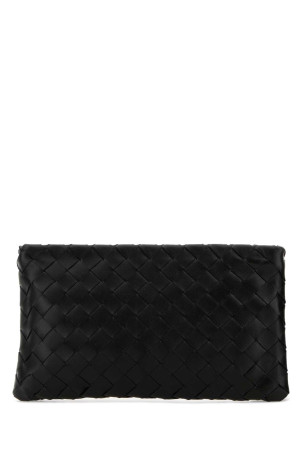 Black leather small clutch Black BOTTEGA VENETA (749919VCPP9)