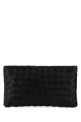 Black leather small clutch Black BOTTEGA VENETA (749919VCPP9)