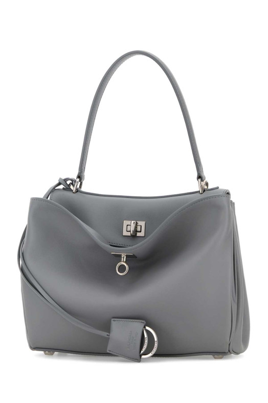 Grey leather small Rodeo handbag BALENCIAGA (7897792AA4U)