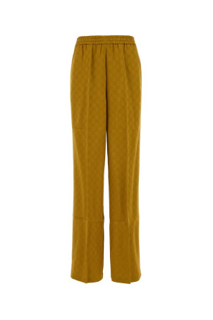 Mustard jacquard joggers GUCCI (794774XJGSE)
