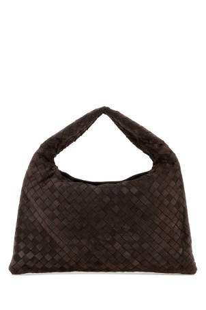 Dark brown suede small Hop shoulder bag BOTTEGA VENETA (796262V5ZZ0)