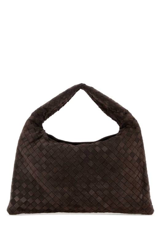 Dark brown suede small Hop shoulder bag BOTTEGA VENETA (796262V5ZZ0)