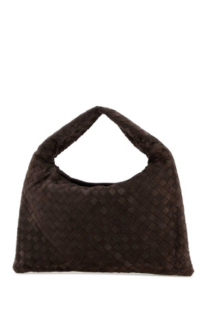 Dark brown suede small Hop shoulder bag BOTTEGA VENETA (796262V5ZZ0)