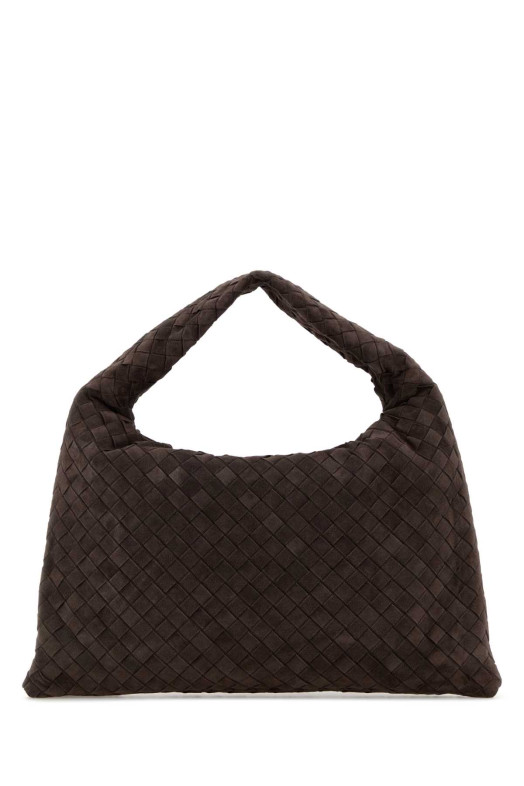 Dark brown suede small Hop shoulder bag BOTTEGA VENETA (796262V5ZZ0)