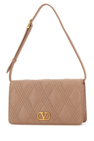 Antiqued pink leather VLogo Signature shoulder bag VALENTINO GARAVANI (7W2P0AV2MIC)