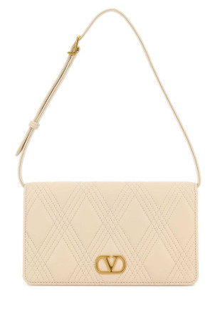 Ivory leather VLogo Signature shoulder bag VALENTINO GARAVANI (7W2P0AV2MIC)