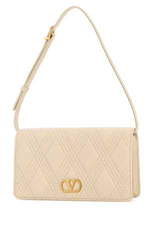 Ivory leather VLogo Signature shoulder bag VALENTINO GARAVANI (7W2P0AV2MIC)