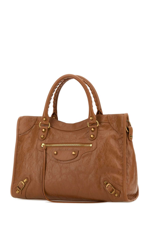 Camel leather medium Le City shopping bag BALENCIAGA (823058210F6)