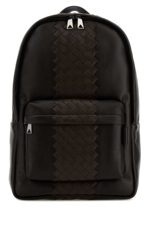 Dark brown leather backpack BOTTEGA VENETA (828527V4O9P)