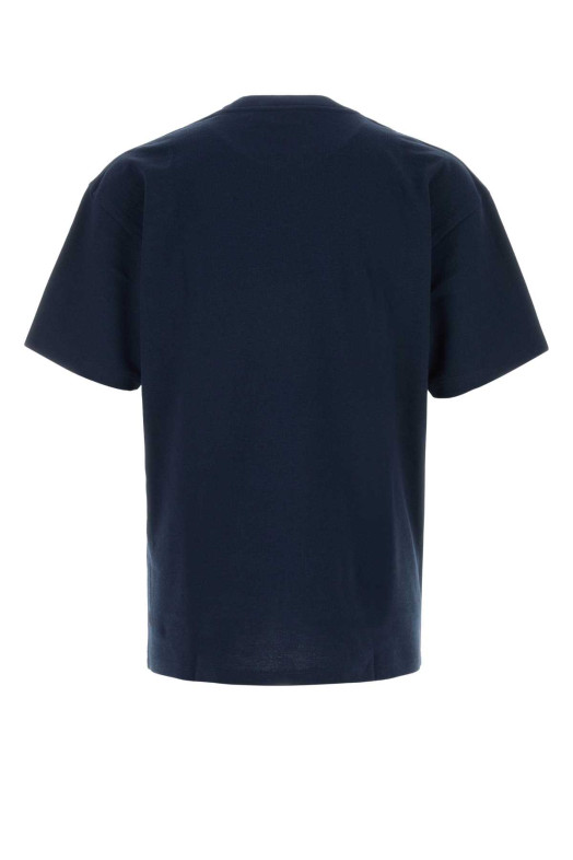 Dark blue piquet t-shirt Blue SAINT LAURENT (832941Y37HC)