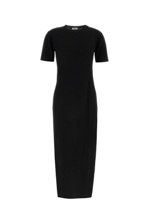 Black wool dress Black SAINT LAURENT (839059Y76UO)