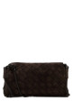 Dark brown suede Notturno crossbody bag BOTTEGA VENETA (843893V5ZZ4)