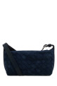 Navy blue suede Traveler crossbody bag BOTTEGA VENETA (844018V1QE5)