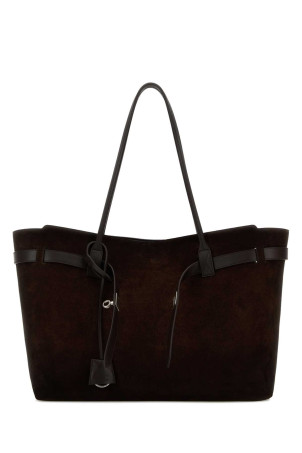 Brown suede large Bel Air shopping bag BALENCIAGA (8456132ACCH)