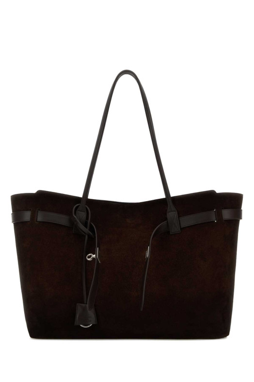 Brown suede large Bel Air shopping bag BALENCIAGA (8456132ACCH)