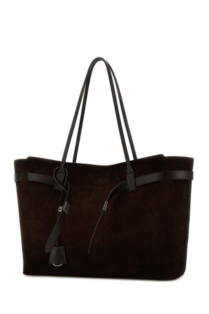 Brown suede large Bel Air shopping bag BALENCIAGA (8456132ACCH)