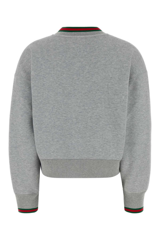 Grey cotton blend sweatshirt GUCCI (847933XJHIR)