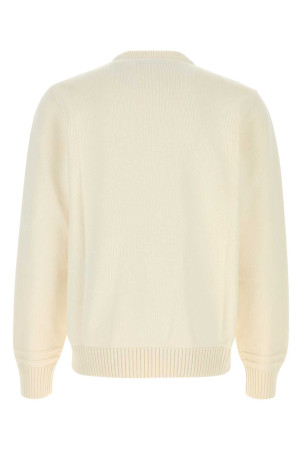 Ivory cotton blend sweater GUCCI (851724XKFBC)