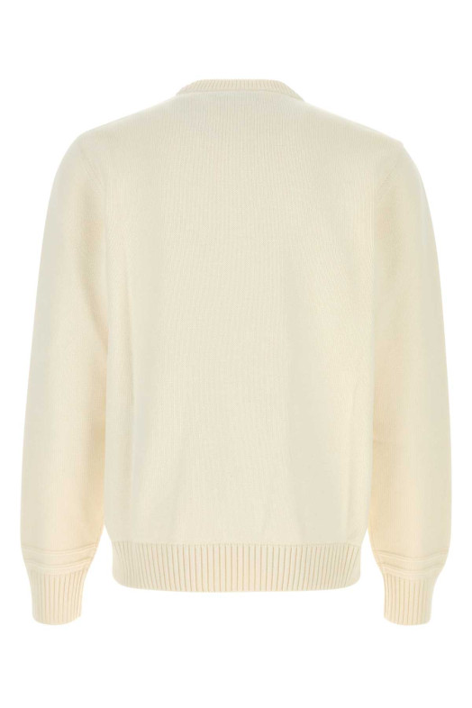Ivory cotton blend sweater GUCCI (851724XKFBC)