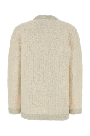 Ivory stretch boucle cardigan GUCCI (851946XKFAR)
