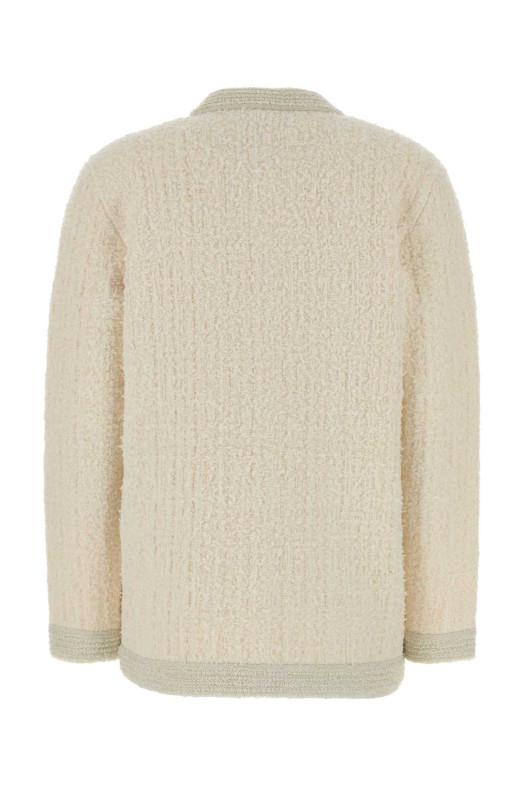 Ivory stretch boucle cardigan GUCCI (851946XKFAR)