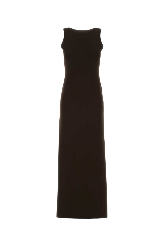 Chocolate stretch viscose blend dress GUCCI (852452XKFC0)