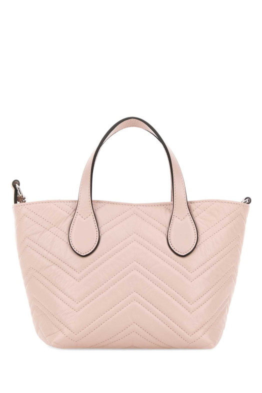 Pastel pink leather small GG Marmont handbag GUCCI (855391AAFS1)