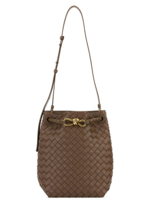 Mud leather small Andiamo bucket bag BOTTEGA VENETA (855759VCPP1)
