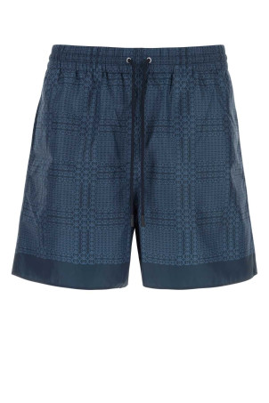 Printed polyester swimming shorts GUCCI (856212XHALB)