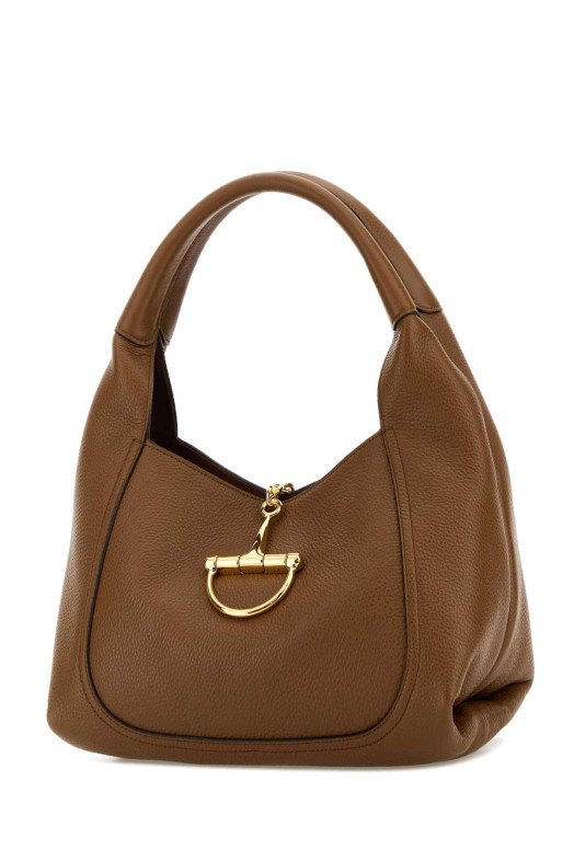 Caramel leather shoulder bag GUCCI (858297AAEAO)