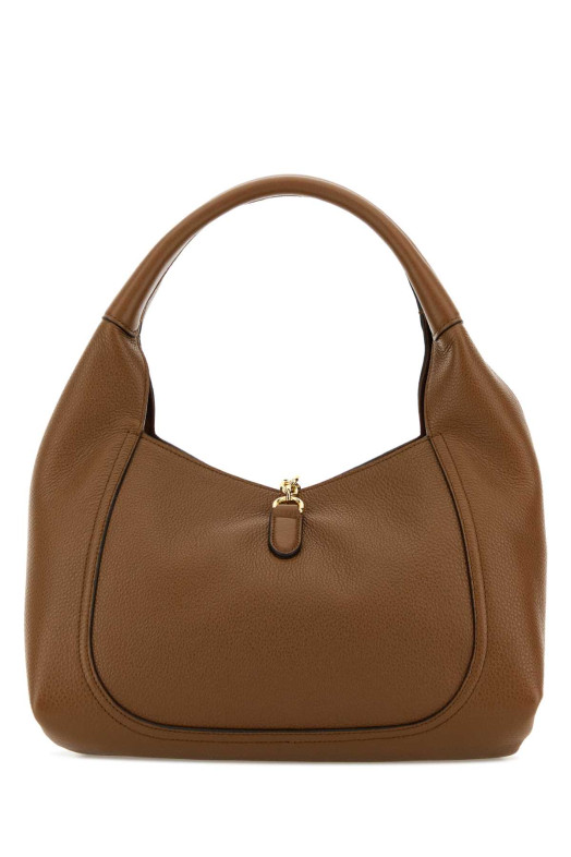 Caramel leather shoulder bag GUCCI (858297AAEAO)